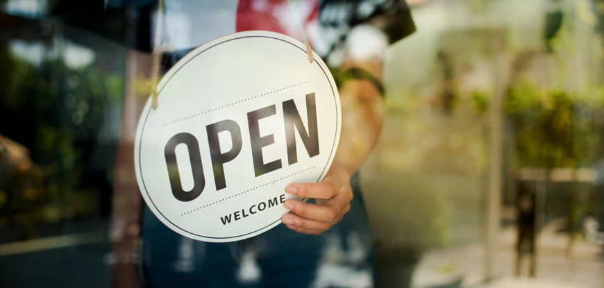 Open welcome